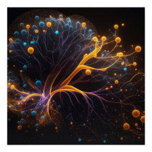 Neuronenbaum Poster