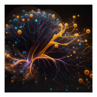 Neuronenbaum Poster