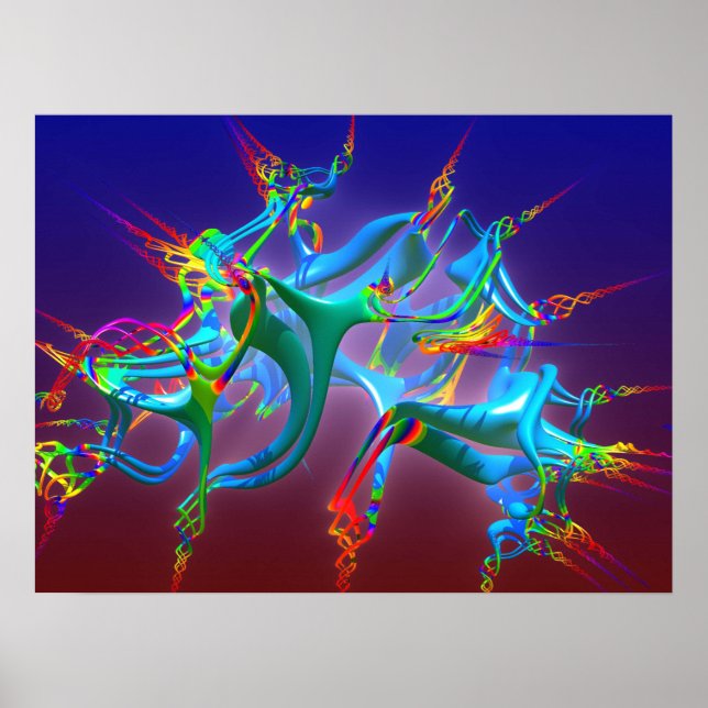 Neuronenverbindung Poster (Vorne)