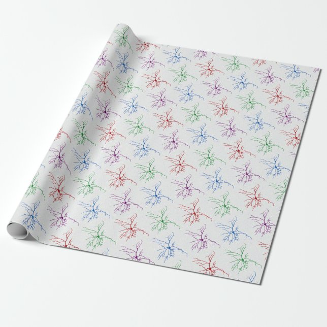 Neuronpapier Geschenkpapier (Ungerollt)