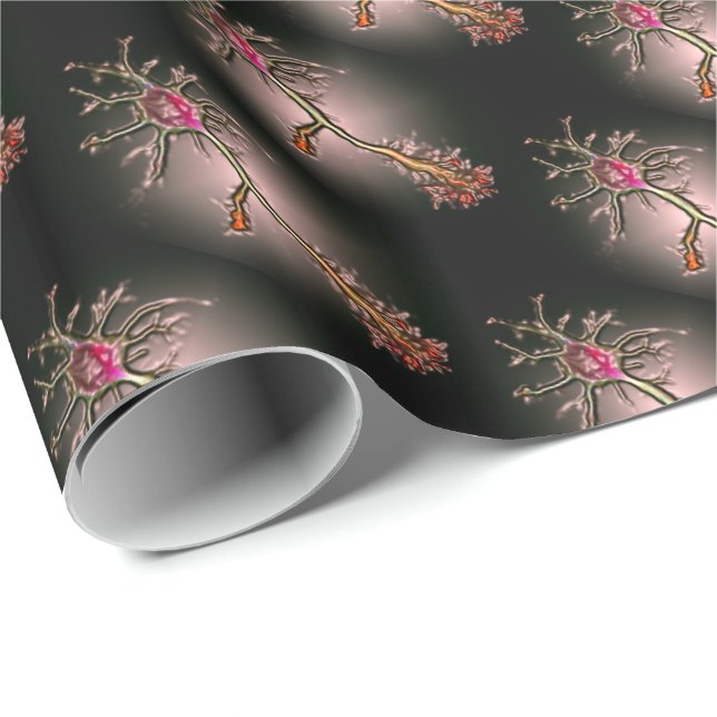 neurons gift wrap geschenkpapier (Rolleneckpunkt)