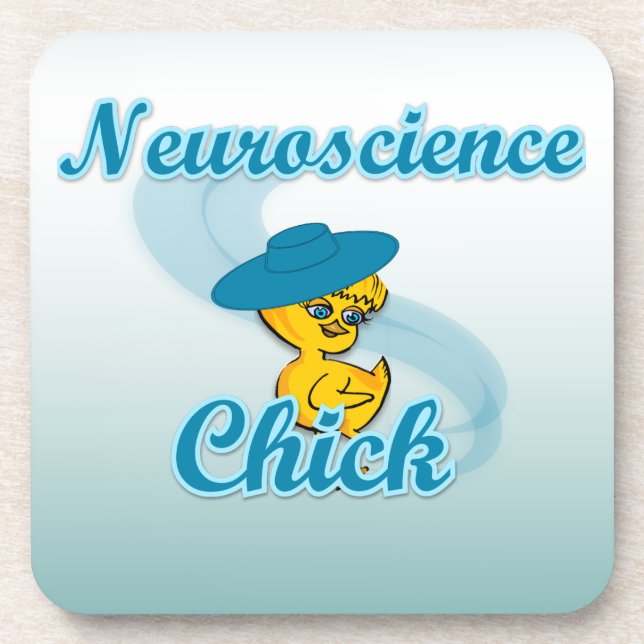 Neuroscience Chick #3 Getränkeuntersetzer (Vorderseite)