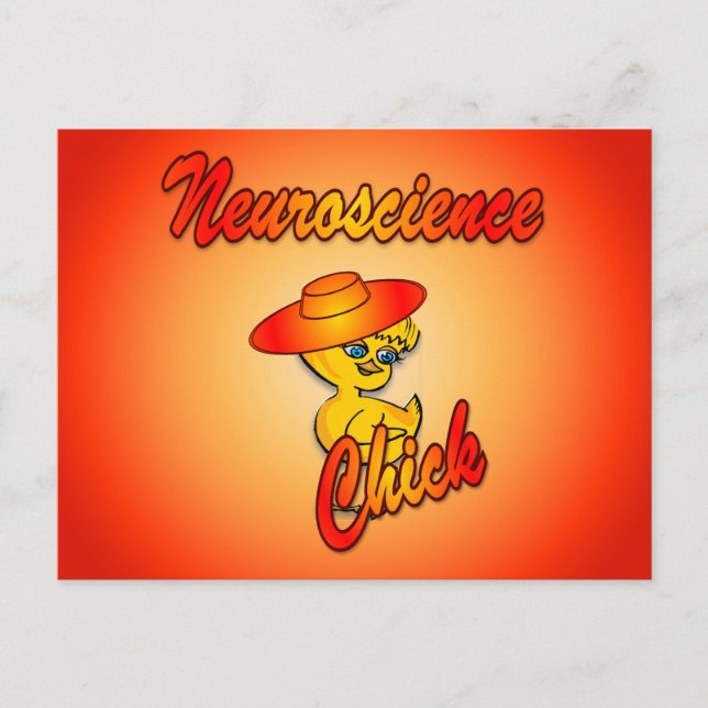 Neuroscience Chick #5 Postkarte (Vorderseite)