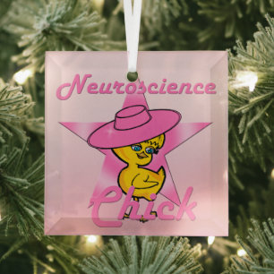 Neuroscience Chick #8 Ornament Aus Glas