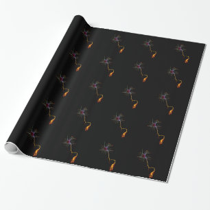 Neuroscience, neuron, science, geschenkpapier