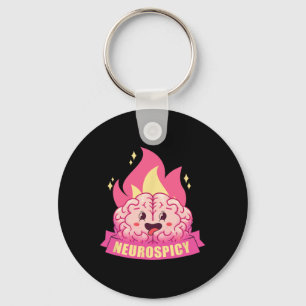 Neurospicie Neurovielfalt Adhd Asd Autism Kawaii B Schlüsselanhänger