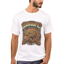 Neurospicy Gehirn | Groovy Retro Psychedelic-Shirt
