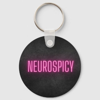 Neurospicy Neon Schlüsselanhänger