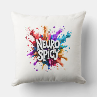 NEUROSPICY neurodiversity autism adhd dyslexia Kissen