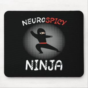 Neurospizie Ninja Autismus Shirt für Kinder Neurod Mousepad