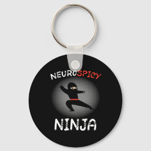 Neurospizie Ninja Autismus Shirt für Kinder Neurod Schlüsselanhänger