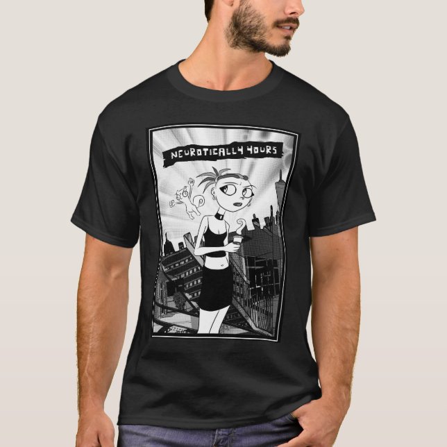 Neurotisch Ihr Comic-Shirt T-Shirt (Vorderseite)