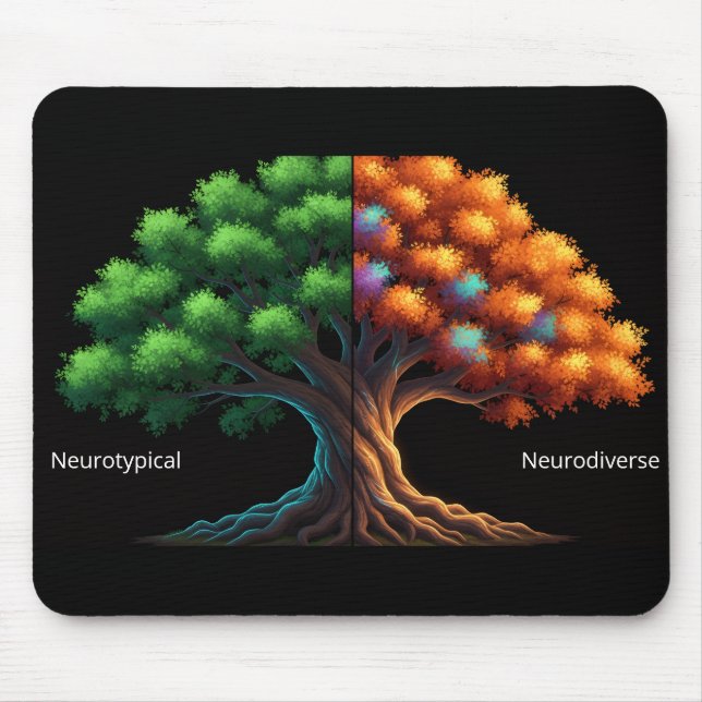 Neurotypical vs. Neurodiverse Mousepad (Vorne)