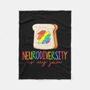 Neuroversität ist mein Jam Adhd Autism Awareness S Fleecedecke