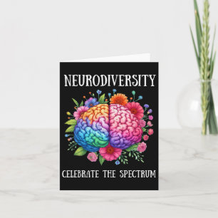 Neuroversity Hirn und Bewusstsein für Autismus Karte