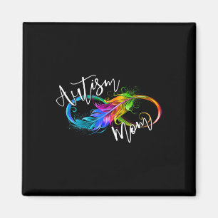 Neuroversity Symbol Rainbow Infinity Autismus Mama Magnet