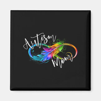 Neuroversity Symbol Rainbow Infinity Autismus Mama Magnet