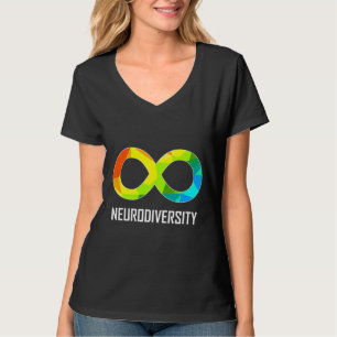 Neuroversity Unendlichkeit Autismus und Amortisier T-Shirt