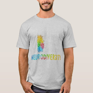Neurovielfalt, Feiern Sie das Spektrum. Das Gehirn T-Shirt