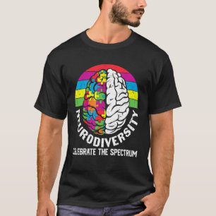 Neurovielfalt feiert das Spektrum des Autismus-Geh T-Shirt