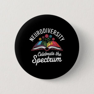 Neurovielfalt feiert die Autismus des Spektrums-Bu Button