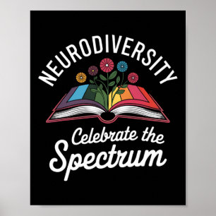 Neurovielfalt feiert die Autismus des Spektrums-Bu Poster
