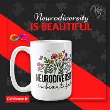 Neurovielfalt ist eine schöne Keramik Tasse