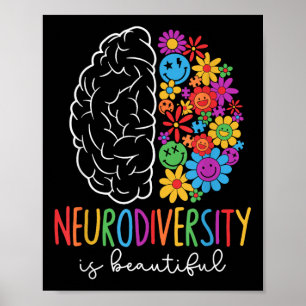 Neurovielfalt ist eine wunderschöne Blume, die dur Poster
