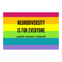 Neurovielfalt ist für Jedermann Poster (Regenbogen