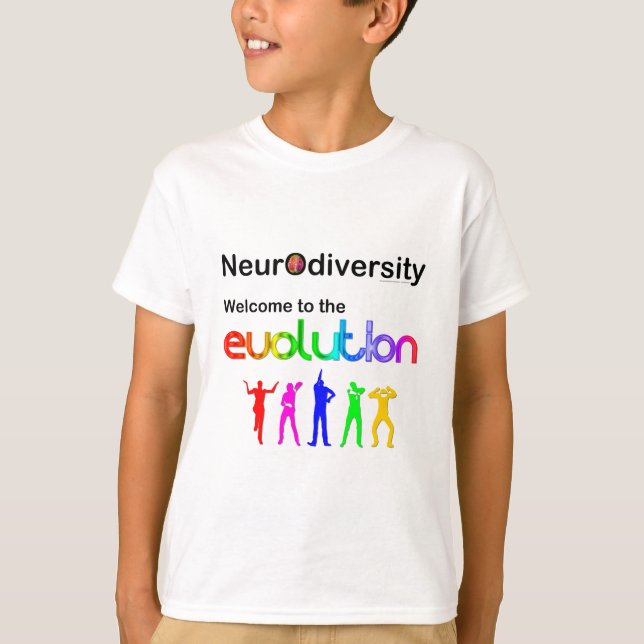 Neurovielfalt Willkommen in der Evolution T-Shirt (Vorderseite)