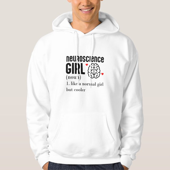 Neurowissenschaft Hoodie (Vorderseite)