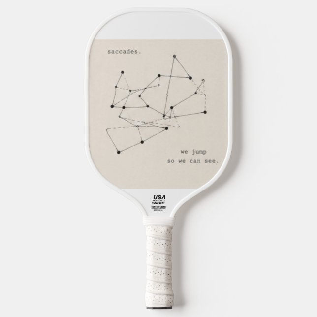 Neurowissenschaft Pickleball Schläger (Vorderseite)