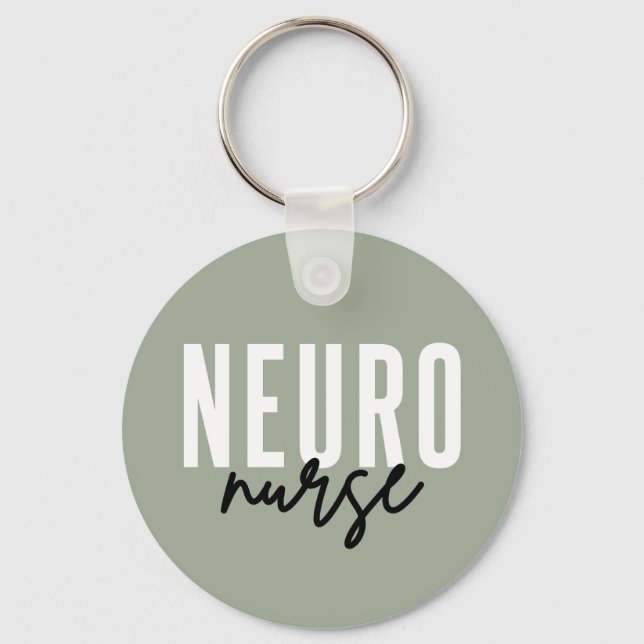 Neurowissenschafts-Krankenschwester - Gaben zur We Schlüsselanhänger (Vorderseite)