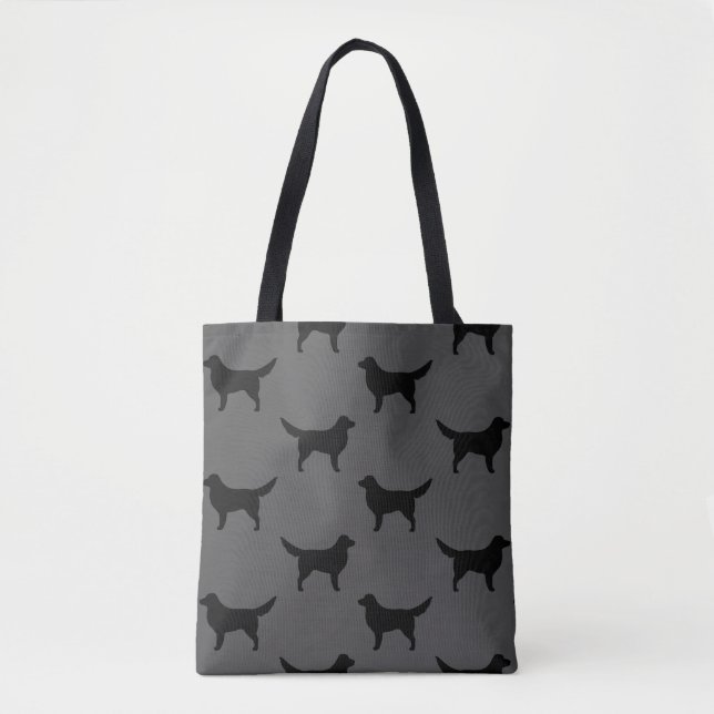 Neuschottland-Enten-läutende Retriever-Silhouetten Tasche (Vorderseite)