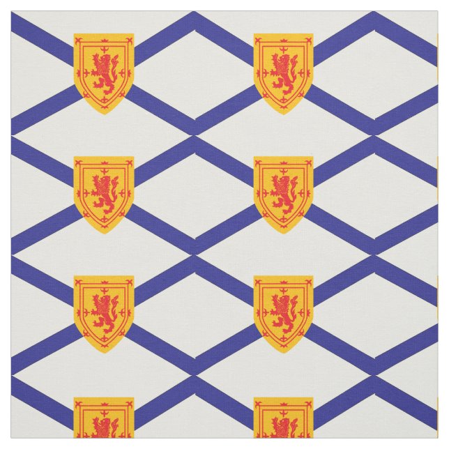 NEUSCHOTTLAND-Flagge Stoff (Muster)