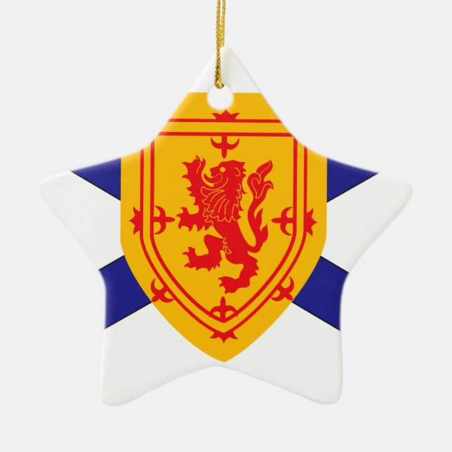 NEUSCHOTTLAND KERAMIKORNAMENT (Vorne)