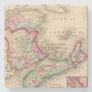 Neuschottland, New-Brunswick, Karte durch Mitchell Steinuntersetzer