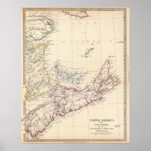 Neuschottland, Notiz:, unteres Kanada Poster