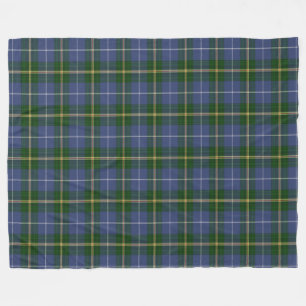 Neuschottlandtartan-kundenspezifisches blaues fleecedecke