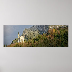 Neuschwanstein Castle - Germany - Poster 36x12