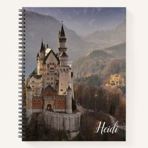 Neuschwanstein Castle Landschaftlich SpiralNoteboo Notizbuch