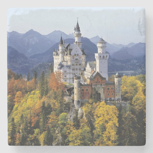 Neuschwanstein ist eines von drei steinuntersetzer (Vorderseite)