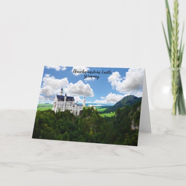 Neuschwanstein Schloss Bayern Deutschland Fotograf Karte (Vorderseite)