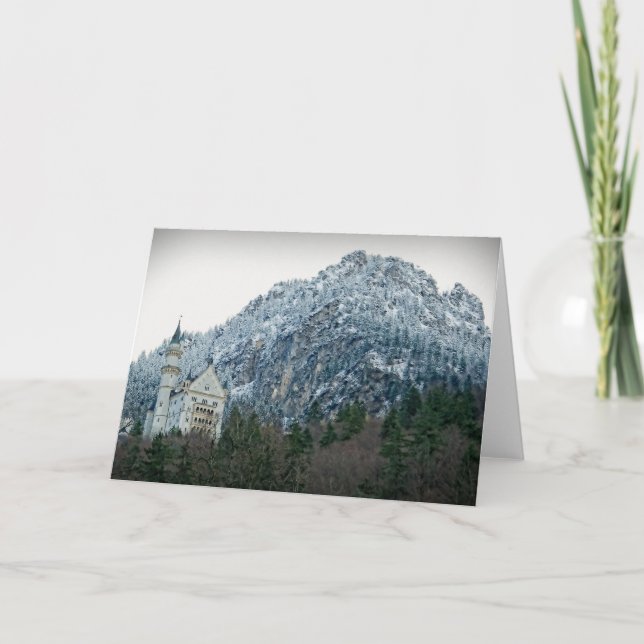 Neuschwanstein-Schloss - Deutschland - Gruß-Karte Karte (Vorderseite)