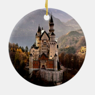 Neuschwanstein-Schloss Deutschland Keramik Ornament