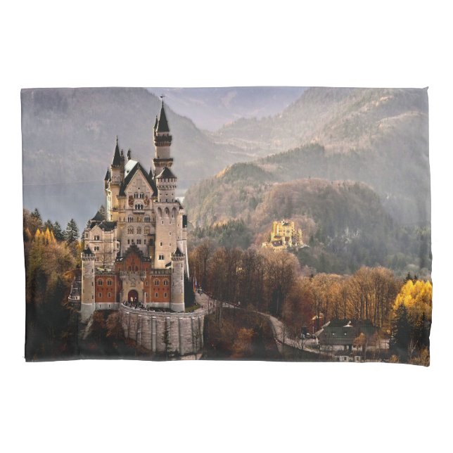 Neuschwanstein-Schloss Deutschland Kissenbezug (Vorderseite)