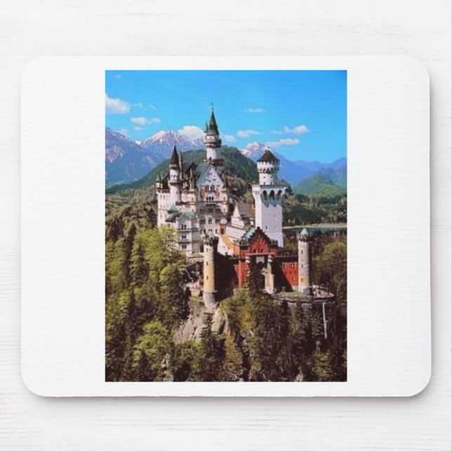 Neuschwanstein-Schloss - Deutschland Mousepad (Vorne)