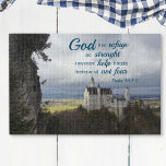 Neuschwanstein Schloss, Psalm 46 1-2 Bibelverse<br><div class="desc">Hinweis: Ignorieren Sie den Personalisierungsnamen oder die Unterschrift, der Teil wird nicht gedruckt, weil er komplett versteckt war. Machen Sie sich darüber keine Gedanken. Dies ist eine flexiblere Version des Puzzles... Entspannen Sie in einem Ort der Ruhe und Kraft mit diesem schönen Puzzle mit Psalm 46:1-2 und dem atemberaubenden Schloss...</div>