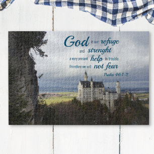 Neuschwanstein Schloss, Psalm 46 1-2 Bibelverse