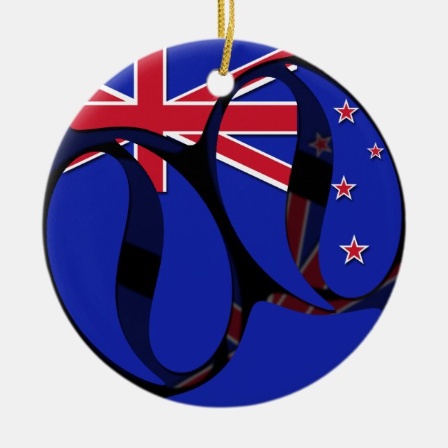 Neuseeland #1 keramikornament (Vorne)
